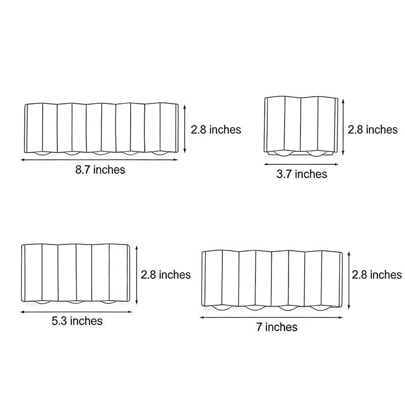Line drawing of wall sconce up-down light dimensions, providing installation specifications.