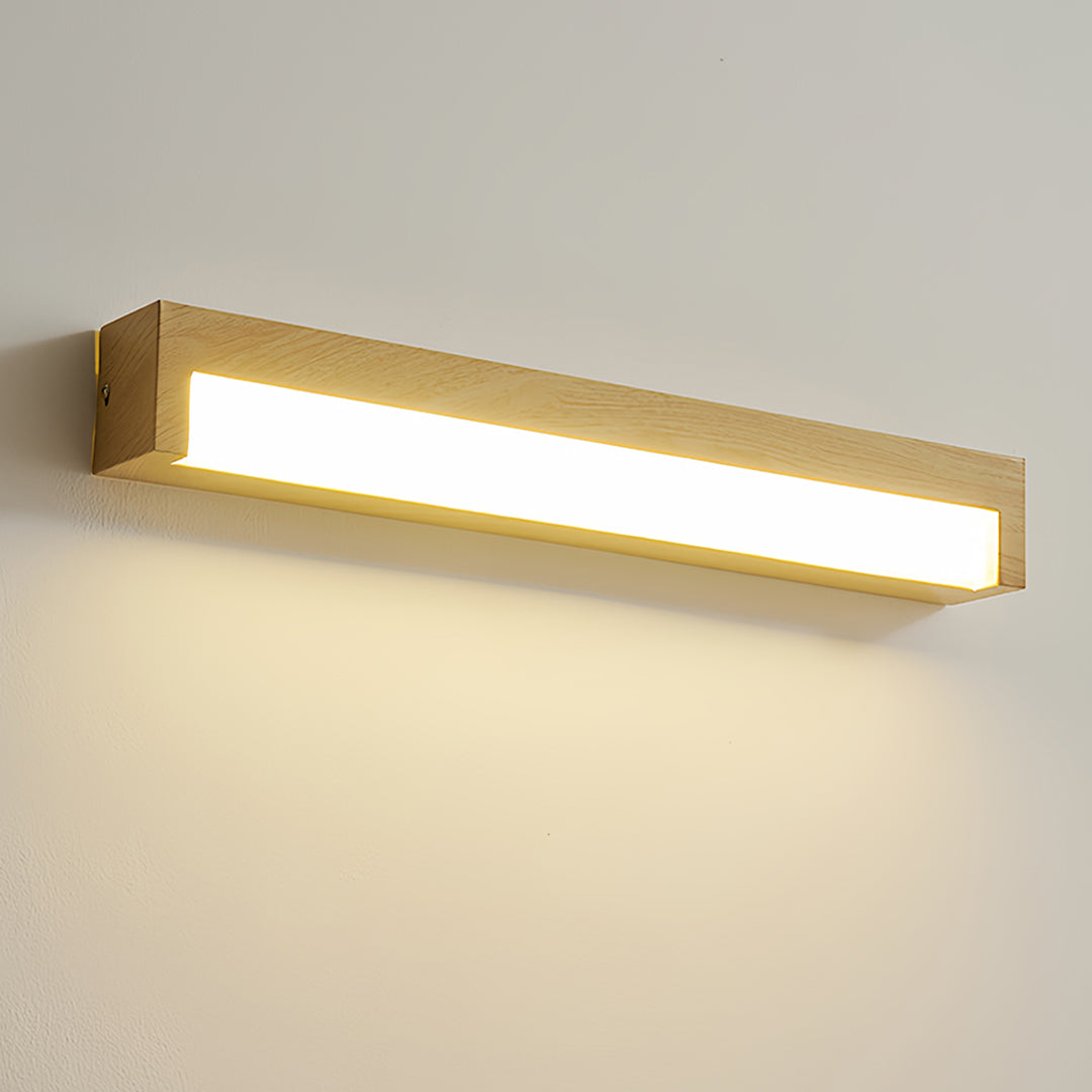 Wall mounted led lights showcasing warm white LED output in residential interior space