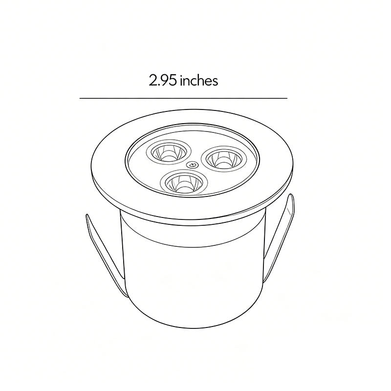 Waterproof LED underwater lights for pools