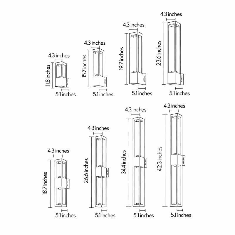 Outdoor wall mount lighting fixtures for home exterior