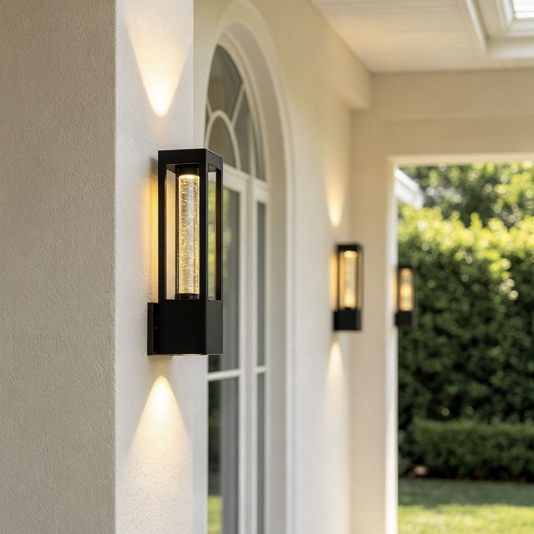 Outdoor wall mount lighting fixtures for home exterior