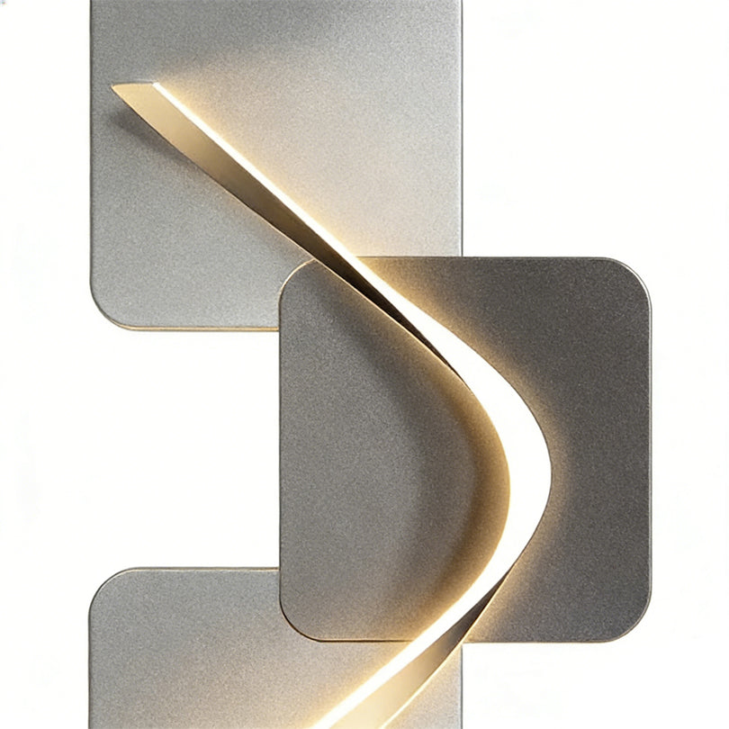 Wave Pattern Wall Sconce LED USB Decorative Wall Art Lamp – Dazuma