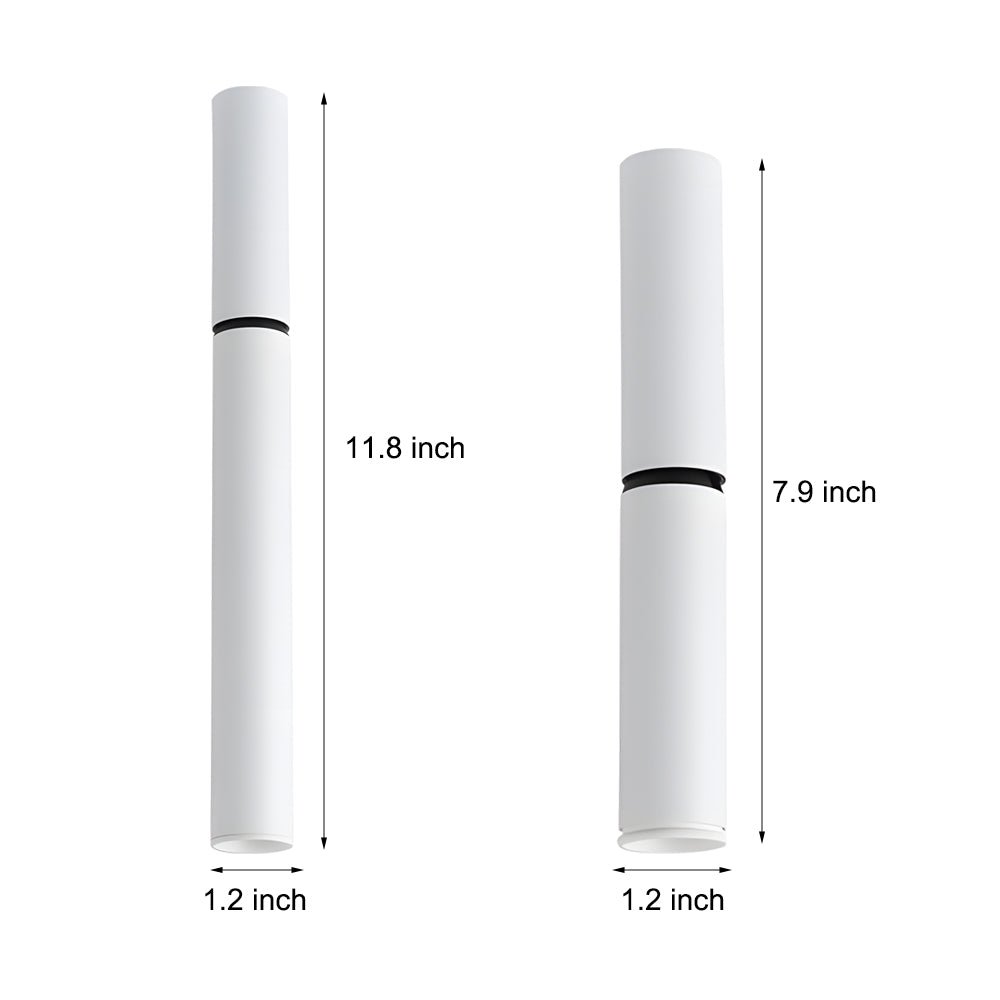 White Adjustable Cylinder Ceiling Spotlights - 1 - Light LED 3W