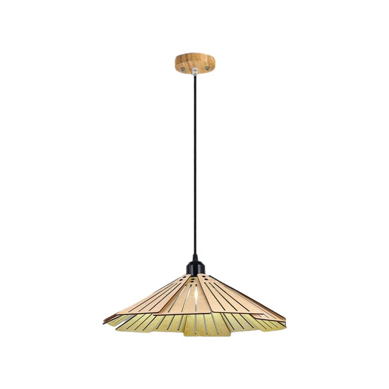 Wood Japanese Wabi - Sabi Retro Nordic Chandelier Dining Room Light Fixture