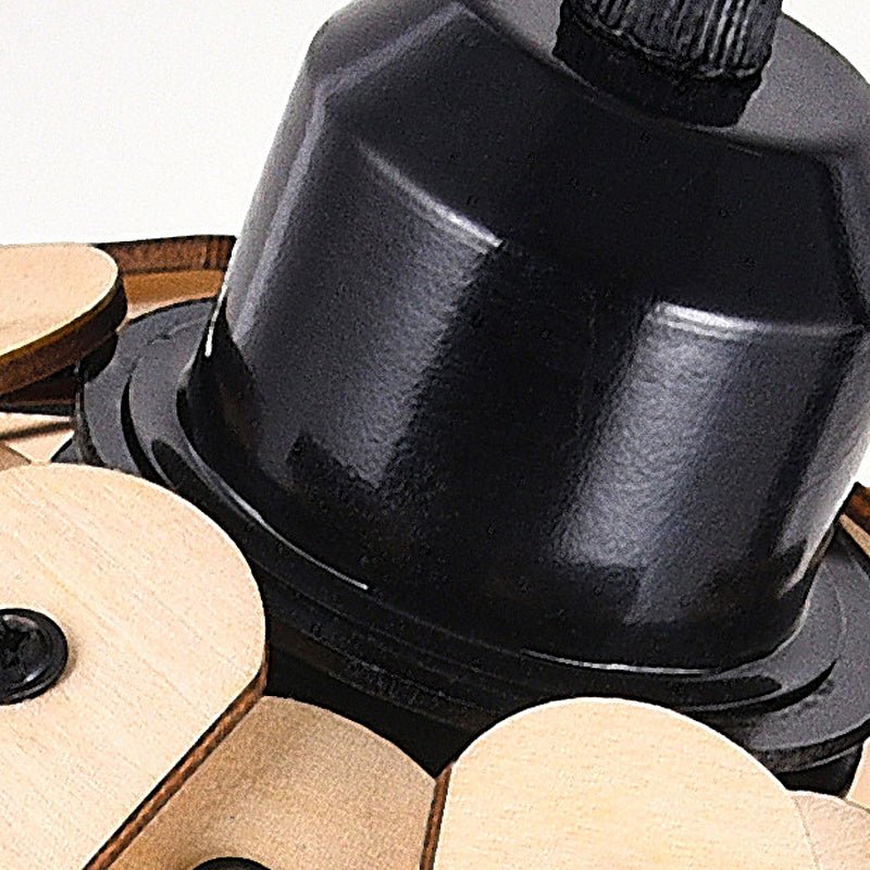 Wood Japanese Wabi - Sabi Retro Nordic Chandelier Dining Room Light Fixture