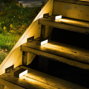 Solar Outdoor Step Light Fixtures Waterproof Modern Style