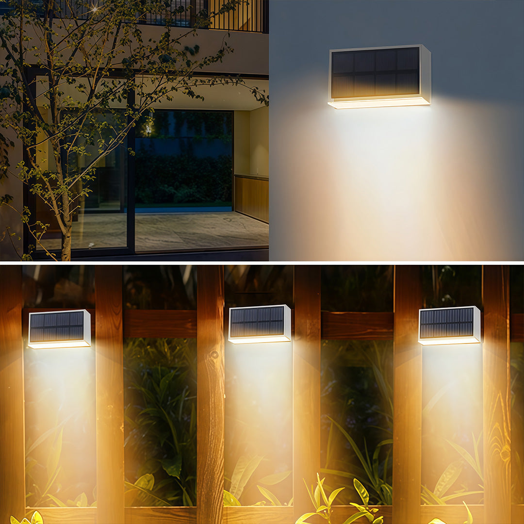 Solar Outdoor Step Light Fixtures Waterproof Modern Style