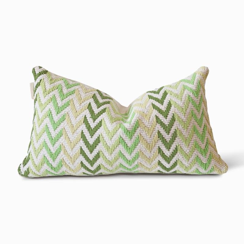 Modern Farmhouse Geometric Patterned Pillow Cushion Cover