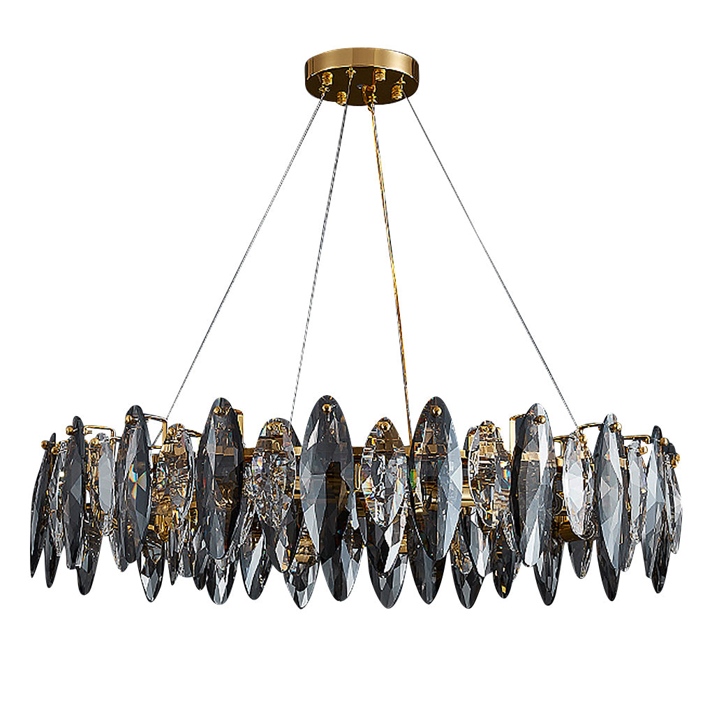 Postmodern Personality Creative Crystal Chandelier with Three - color LED