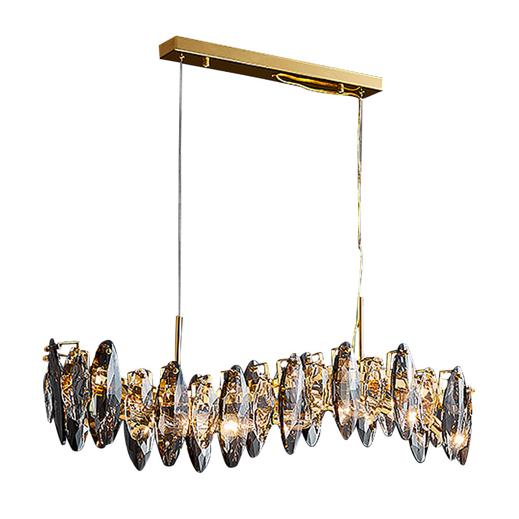 Postmodern Personality Creative Crystal Chandelier with Three - color LED