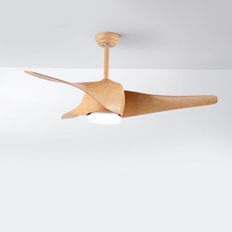 52" Downrod Ceiling Fans with Remote Control and LED Lights