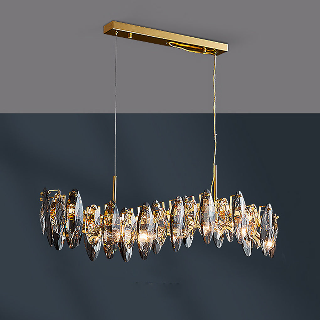 Postmodern Personality Creative Crystal Chandelier with Three-color LED
