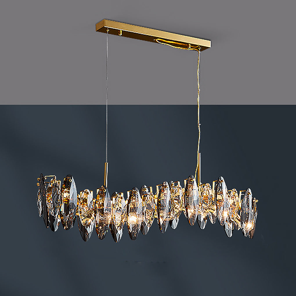 Postmodern Personality Creative Crystal Chandelier with Three - color LED