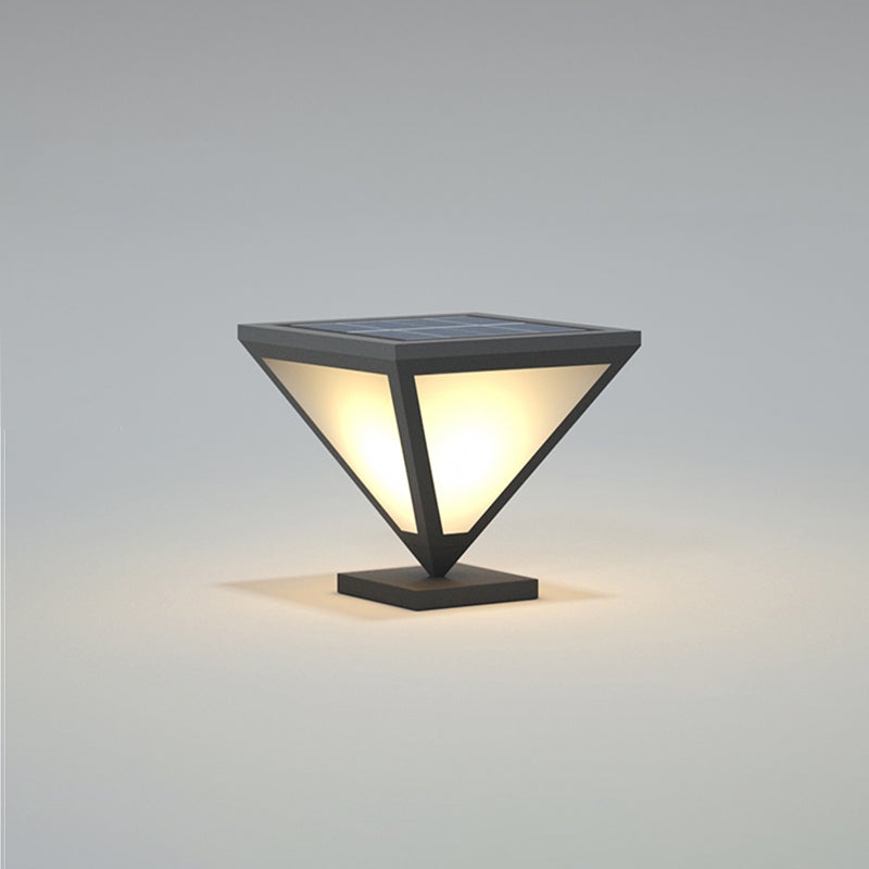 Solar Powered Geometric Shape LED Waterproof Solar Lights Outdoor Lamp