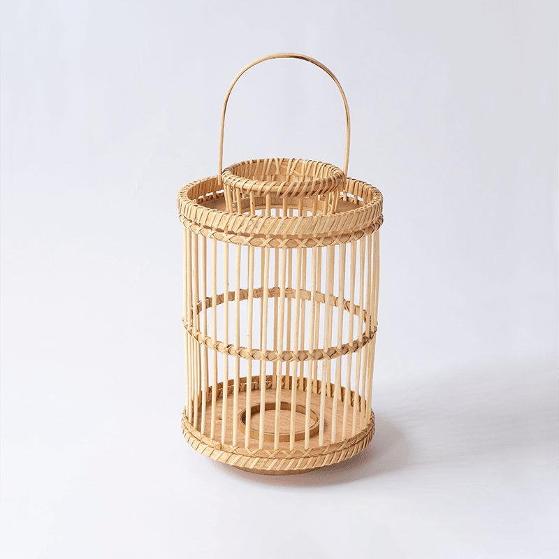 Wicker Candle Lantern