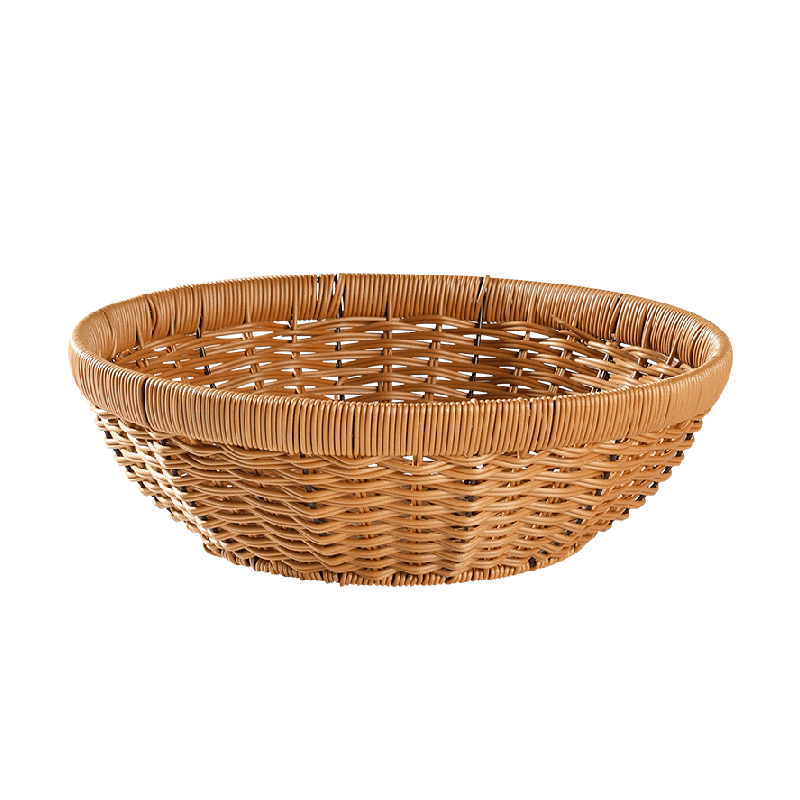 Natural Bowl Shaped Storage Basket Fruit Serving Trays