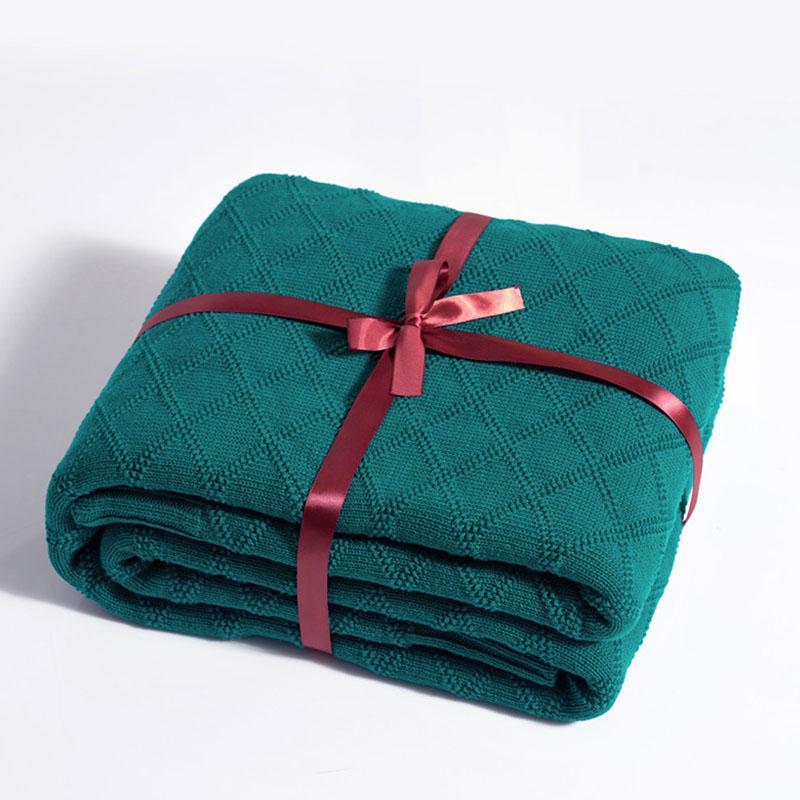 Soft Blanket Made of 100% Cotton for Keeping Warm and Decoration - dazuma