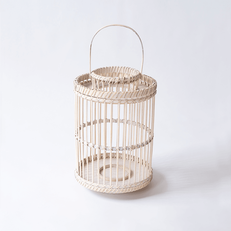 Wicker Candle Lantern