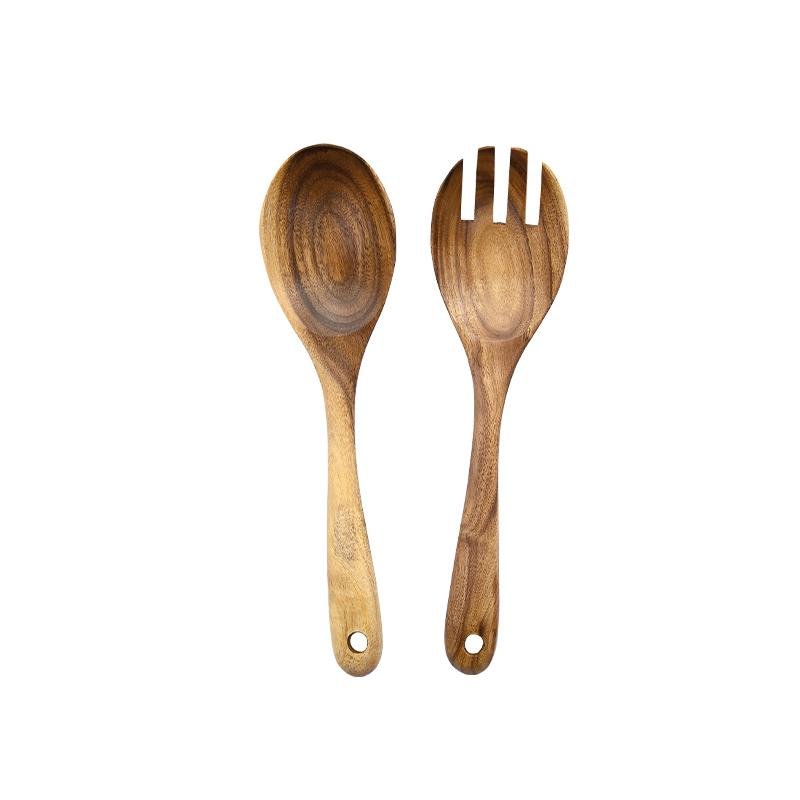 2 - Piece Wooden Salad Flatware Sets