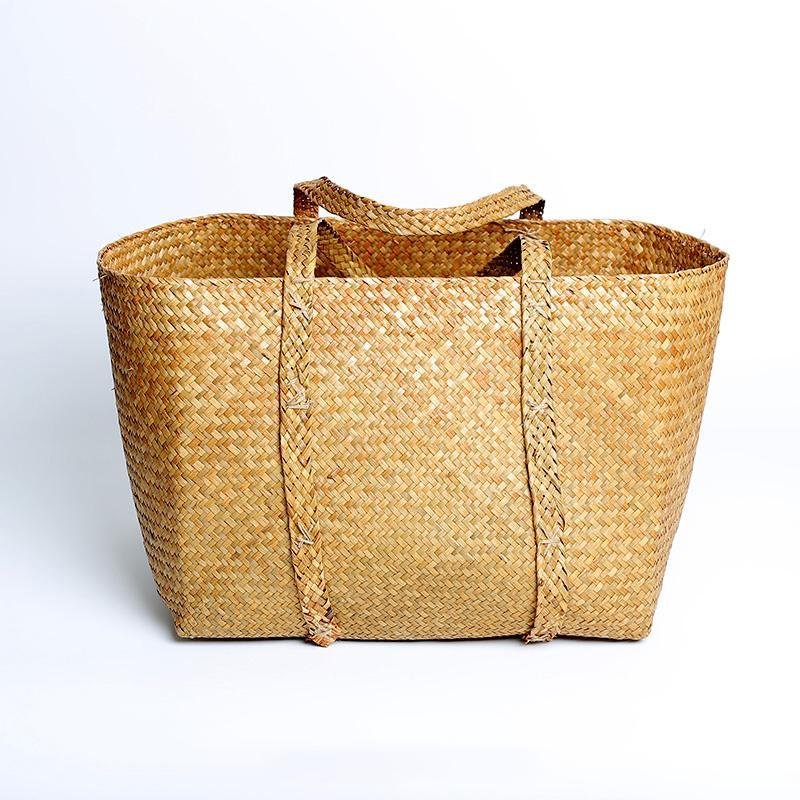 Storage Basket With Handles for Storage and Shopping - dazuma