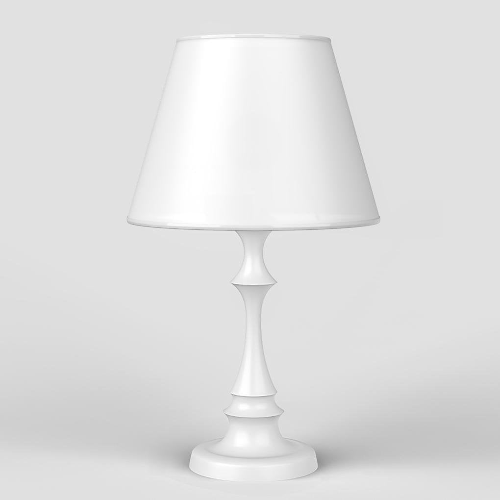 Table Lamp Bedroom Bedside Lamp for Living Room White Beige - dazuma