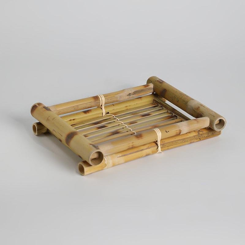 Farmhouse Bamboo Serving Tray Serving Board - dazuma