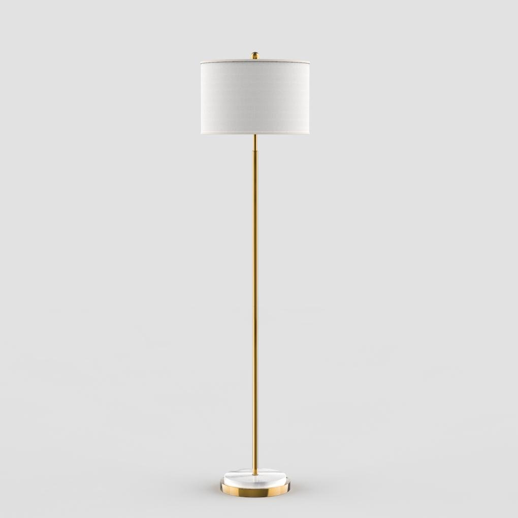 Floor Lamp With Light Shade Standing Lamp Lighting for Living Room Bedroom US Plug - dazuma