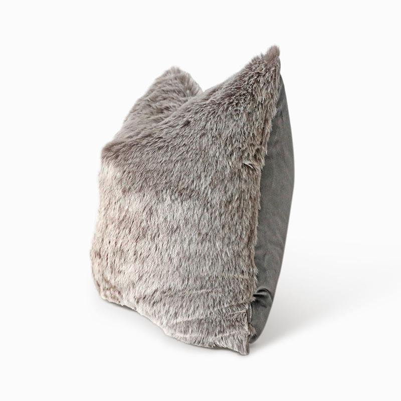 Bearskin Leopard Wolf Fox Faux Fur Cushion Pillow Cover