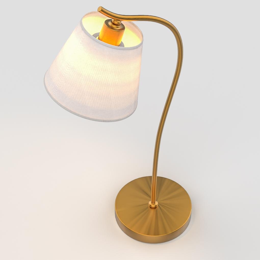 Vintage Copper Table Lamp Linen Desktop Light Bedside Lighting for Living Room Bedroom - dazuma