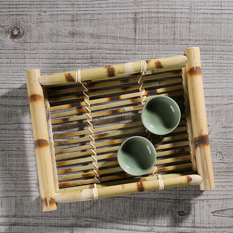Farmhouse Bamboo Serving Tray Serving Board