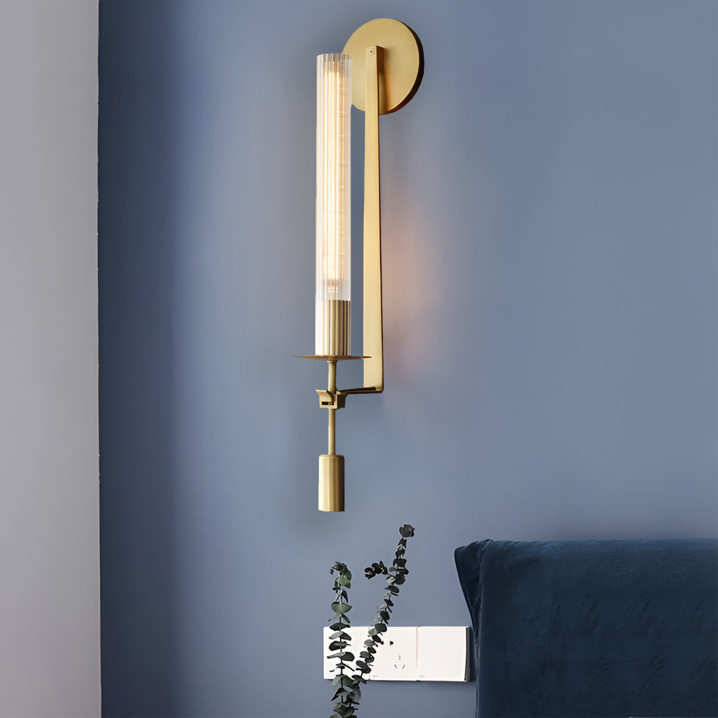Creative Crystal Lampshade E14 Postmodern Plug in Wall Lights Wall Lamp - Dazuma