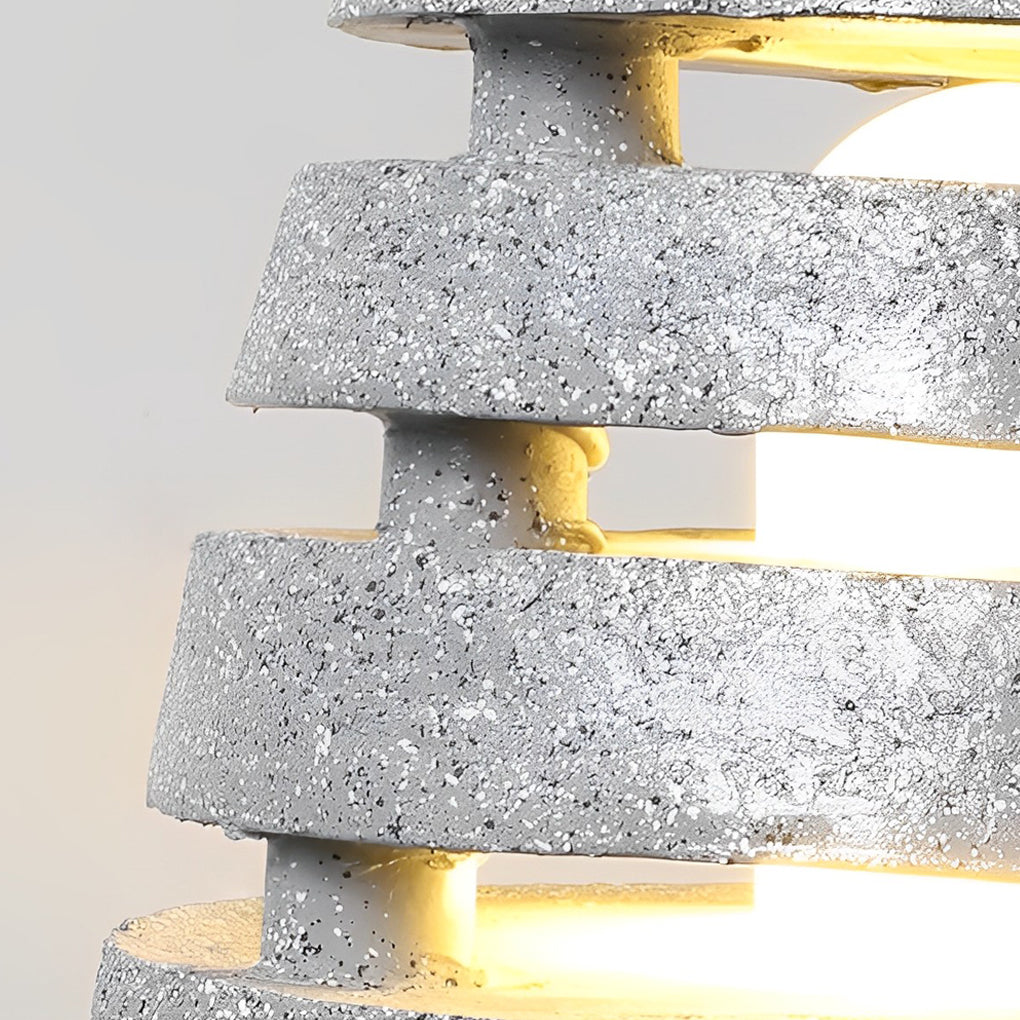 Elegant Egg-Shaped Resin Outdoor LED Lawn Light Waterproof & Modern Lighting