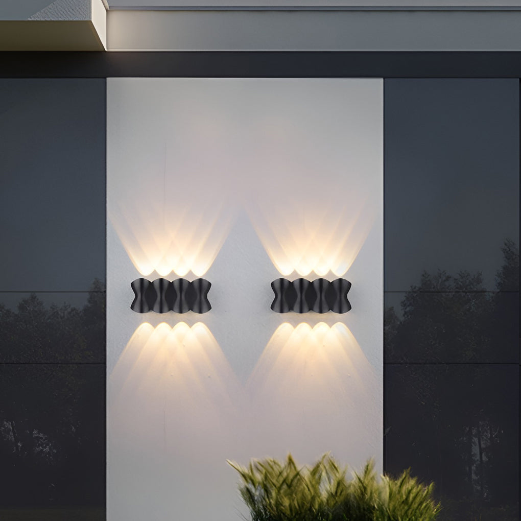 Creative LED Up and Down Lights Waterproof Modern Outdoor Wall Lamp