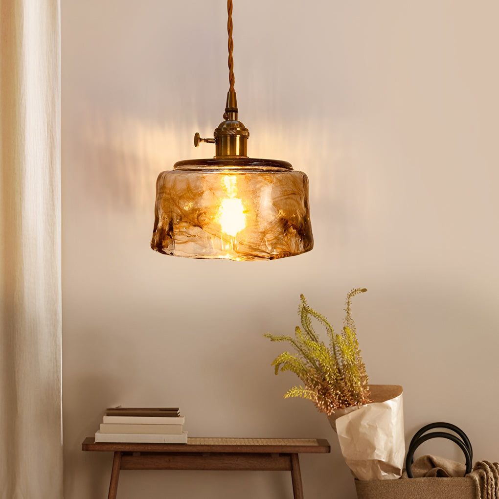 Creative Electroplated Metal Glass LED Nordic Island Lights Hanging Lamp - Dazuma