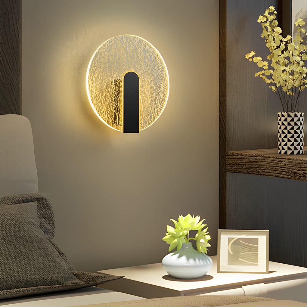 Minimalist Round Square LED Creative Modern Wall Lamp Bedside Lights