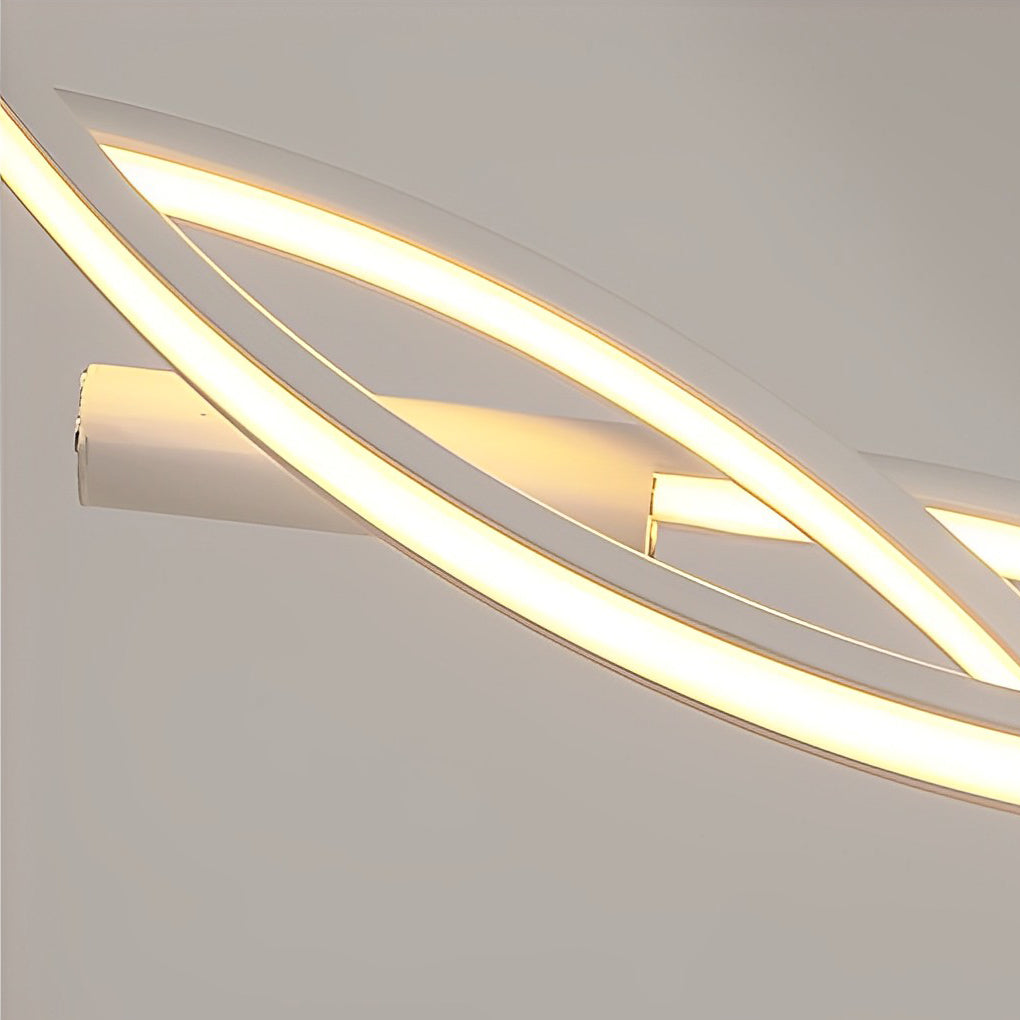 Creative Wave LED Modern Chandelier Kitchen Pendant Lighting Ceiling Light