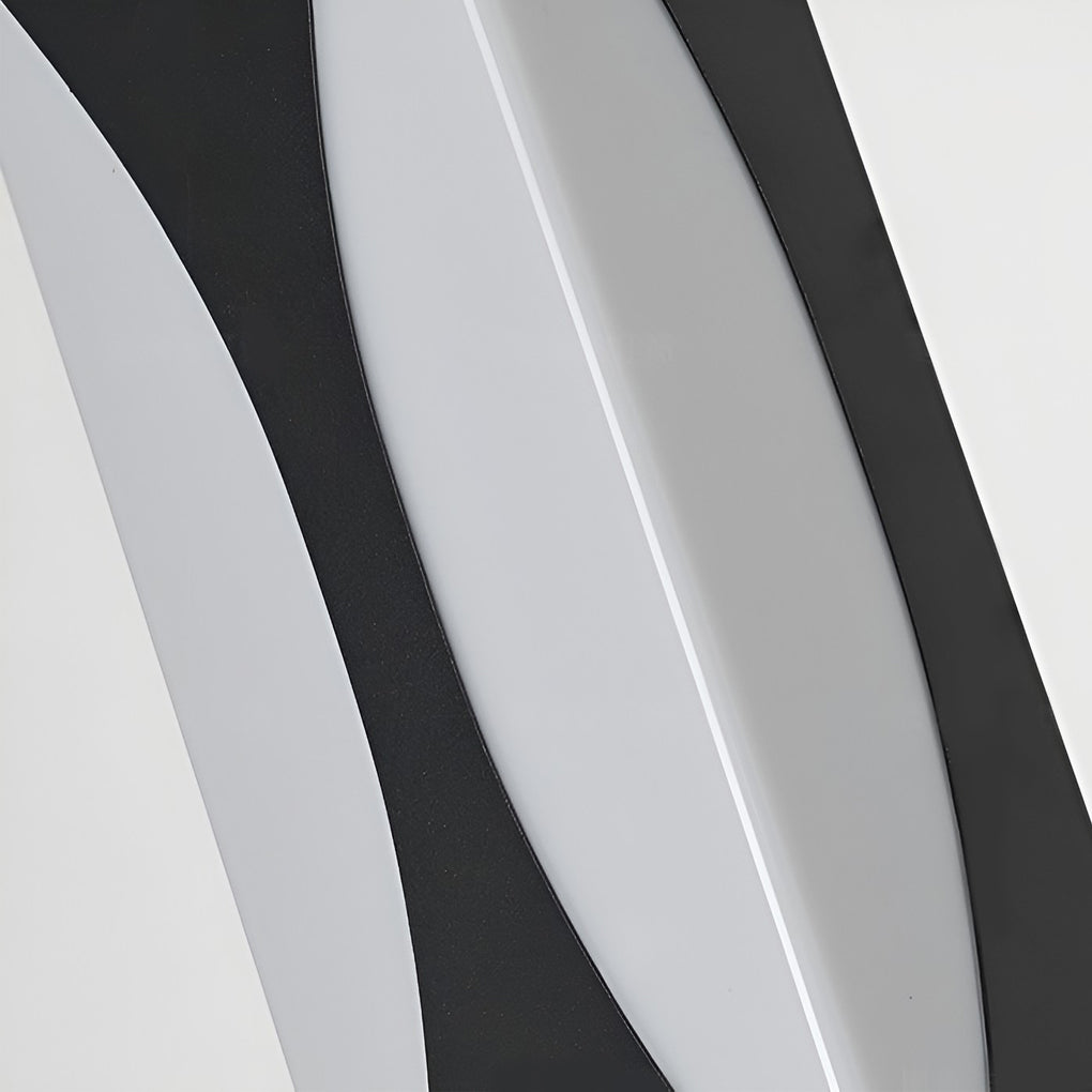 [Open-Box] Creative Rectangular Waterproof LED Black Modern Outdoor Wall Sconce Lighting