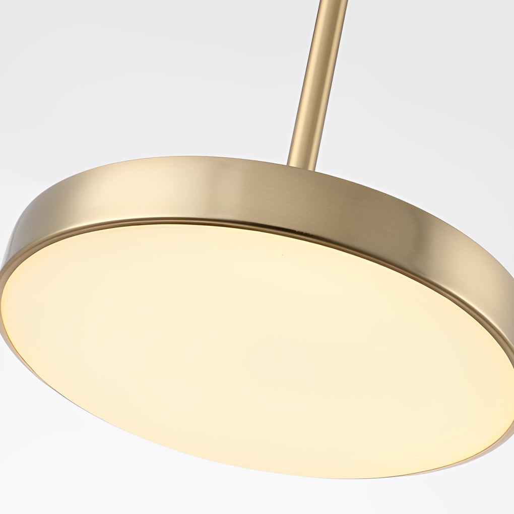 Ultra-thin Round Minimalist LED Nordic Pendant Light Kitchen Island Lighting