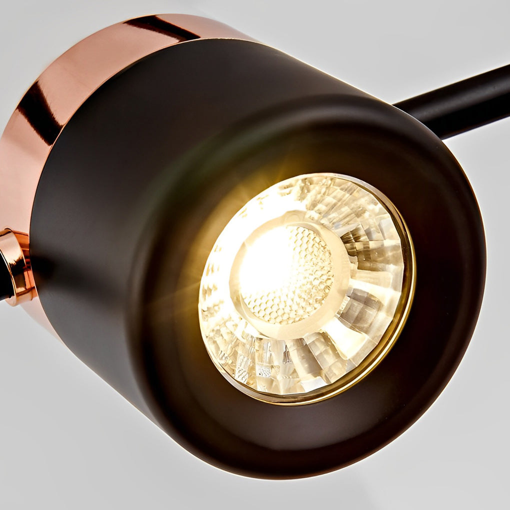 Rotatable Creative Electroplated Metal LED Nordic Chandelier Pendant Lights
