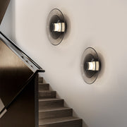 Round Creative Double-layered Glass LED Nordic Wall Sconces Lighting - Dazuma