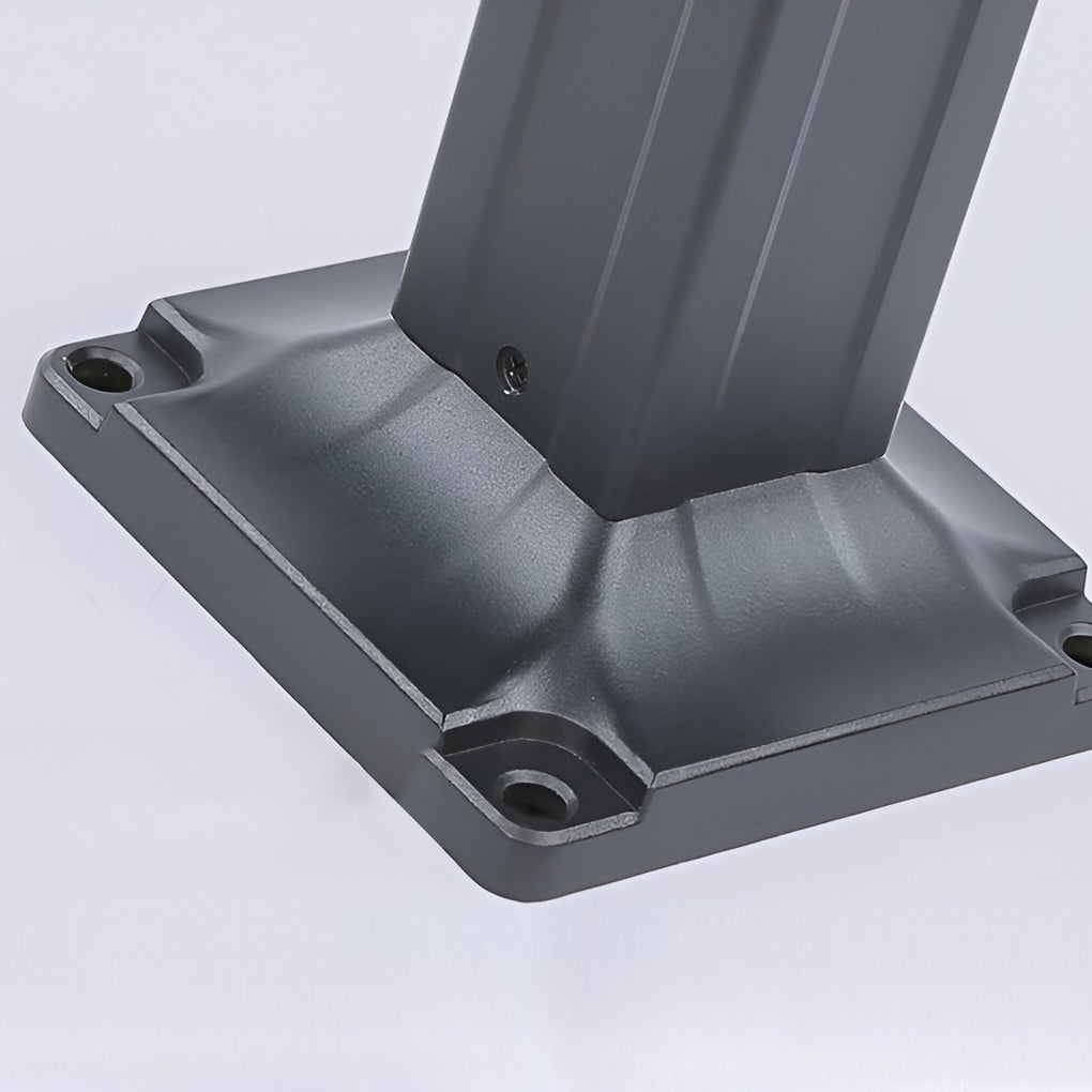 4-Light Square Waterproof LED Outdoor Path Lights - Solar & Hardwired Options