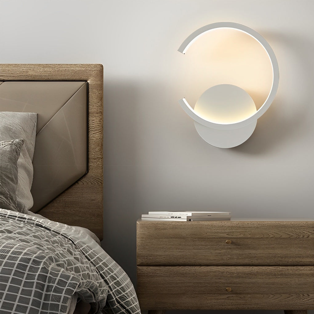 Creative Round Stepless Dimming LED Nordic Wall Lamp Sconces Lighting - Dazuma