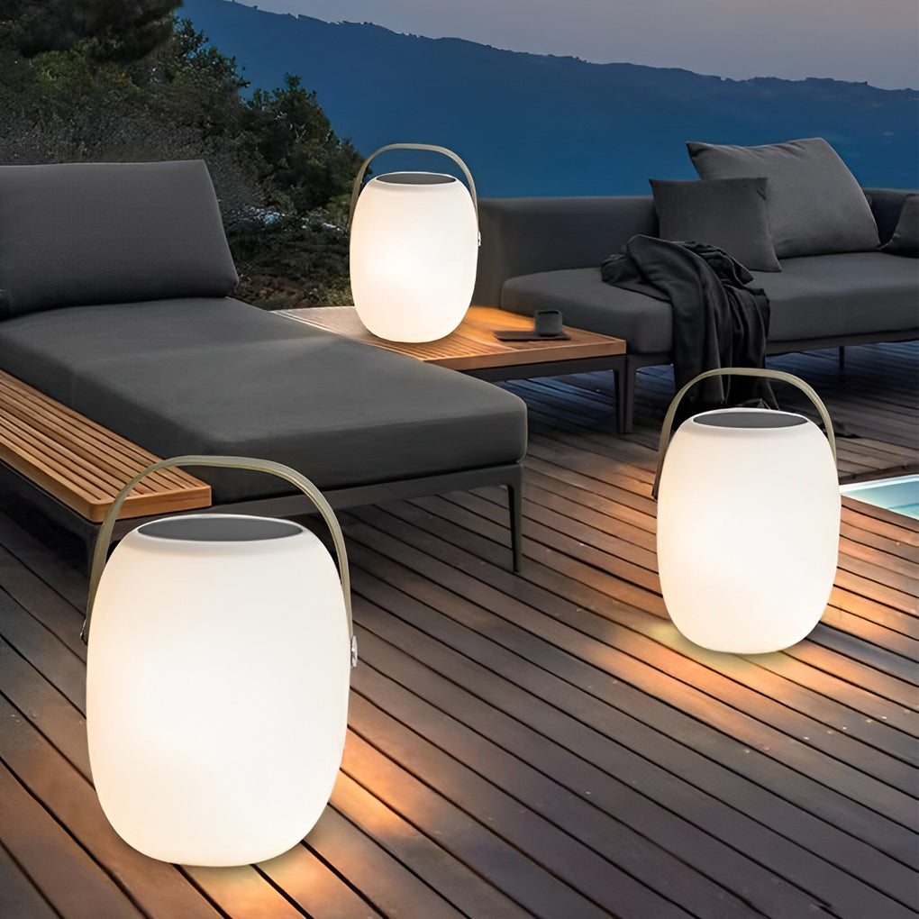 Portable Lantern LED Energy Saving Waterproof Solar Outdoor Lights