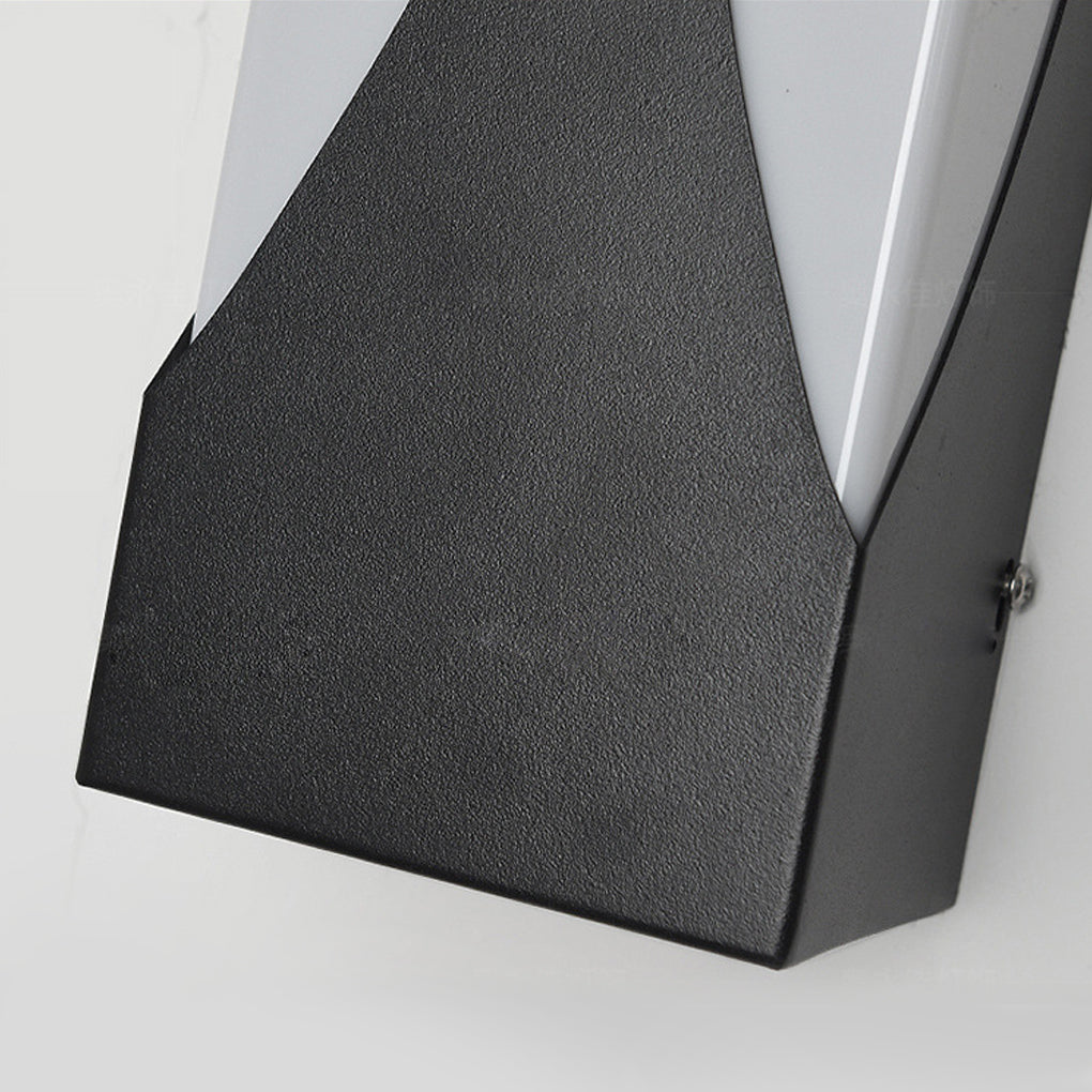 [Open-Box] Creative Rectangular Waterproof LED Black Modern Outdoor Wall Sconce Lighting