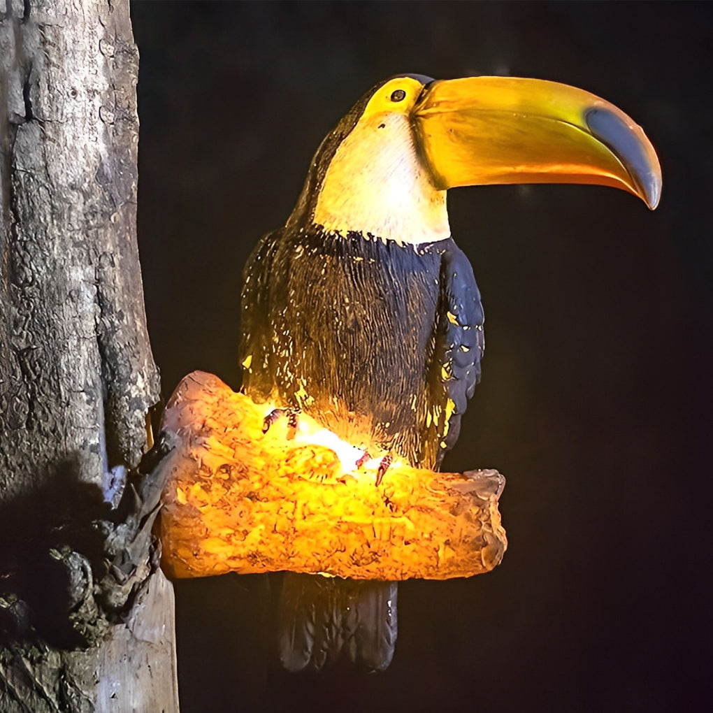Resin Simulation Animal Parrot Shape 24V LED Waterproof Outdoor Lights