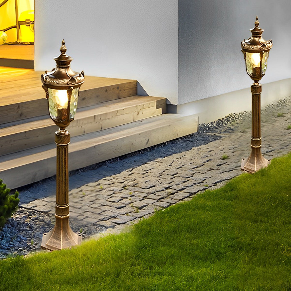 European-Style Waterproof Outdoor Lawn Lamp Elegant Pathway Lighting