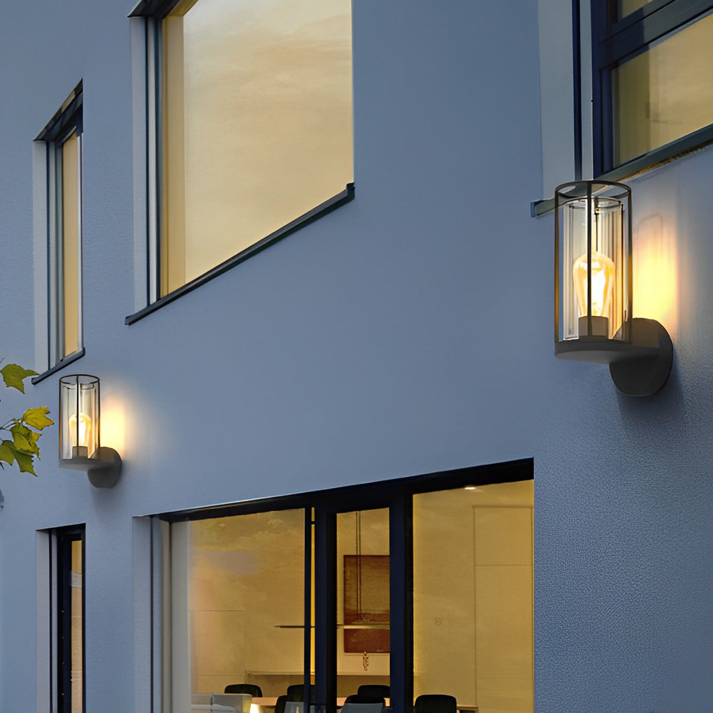 Modern Minimalist Round Stainless Steel Outdoor Light – Wall & Post Installation Options