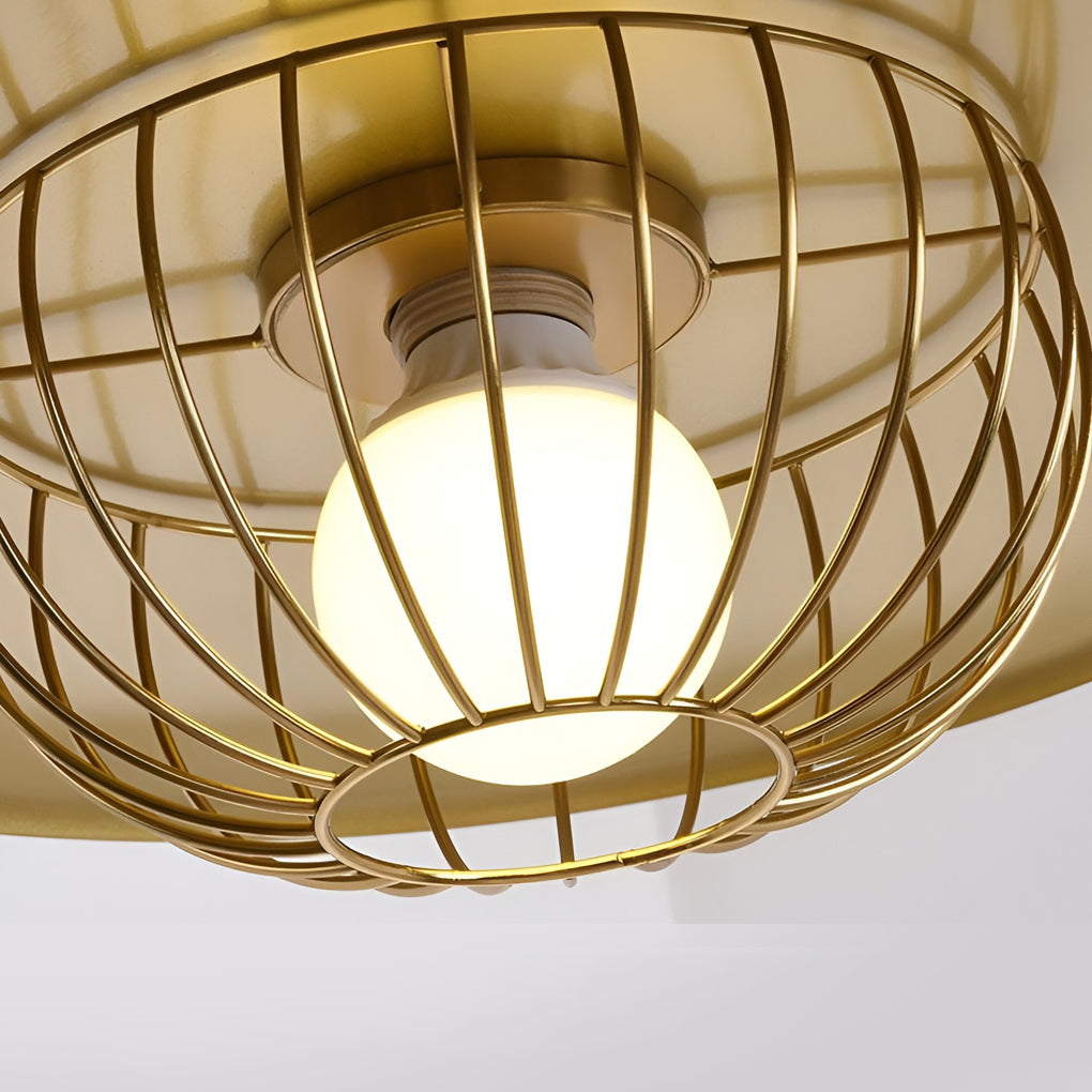 Creative Circular Electroplated Three Step Dimming Nordic Pendant Lighting