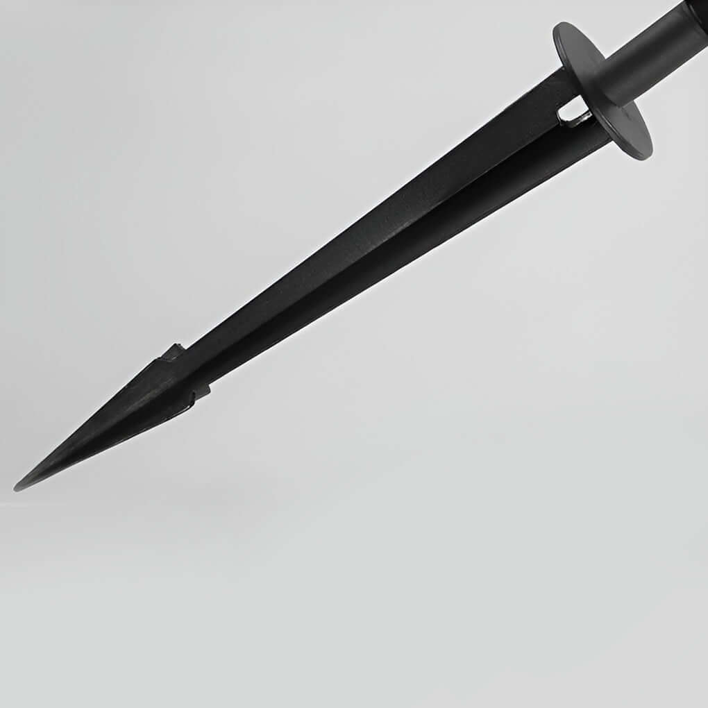 Sleek Black Oval Ring LED Solar Lights Modern Outdoor Minimalist Design