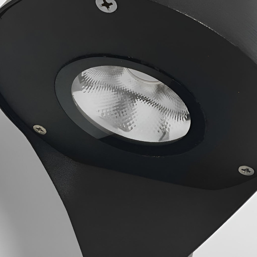 Sleek Black 10W LED Pathway Light Minimalist Outdoor Waterproof Lighting